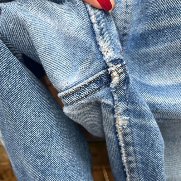 Vintage Levi’s Orange Tab 505 Jeans 36x30 Distressed Mid Wash Classic Fit - Picture 3 of 7